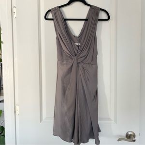 Karen Millen Gorgeous Gray Silver Cocktail Dress